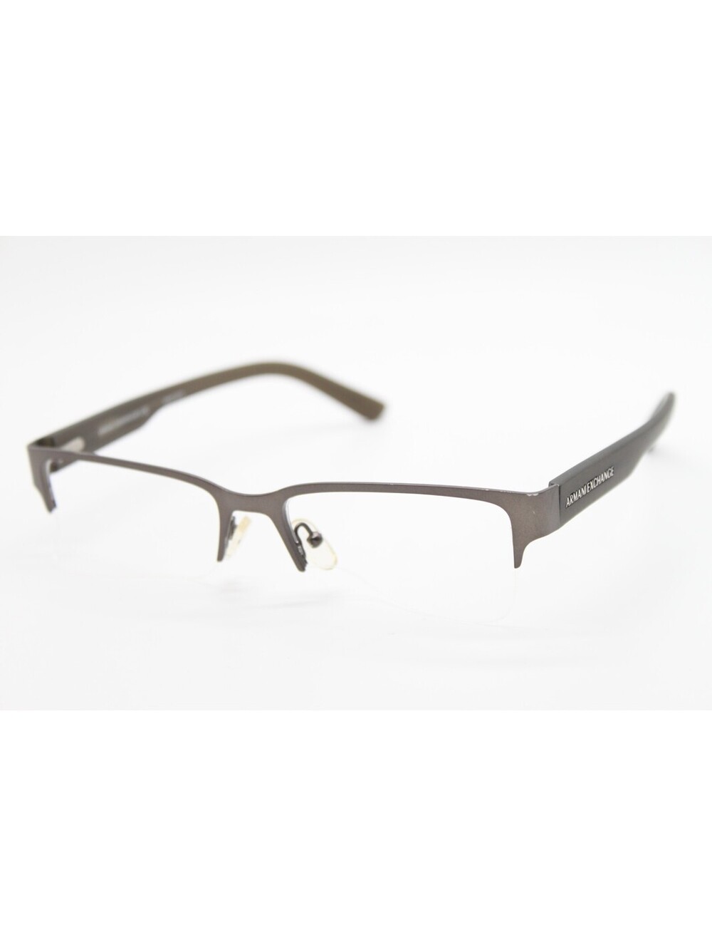 NEW ARMANI EXCHANGE AX 1014 6060 GUNMETAL GREY BROWN AUTHENTIC EYEGLASSES 53-17
